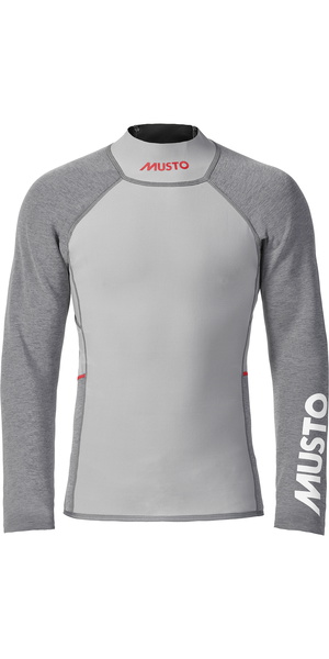 2026 Musto Hombres Flexlite Vapour 1.0 Manga Larga Neopreno Top 82068 - Grey Marl